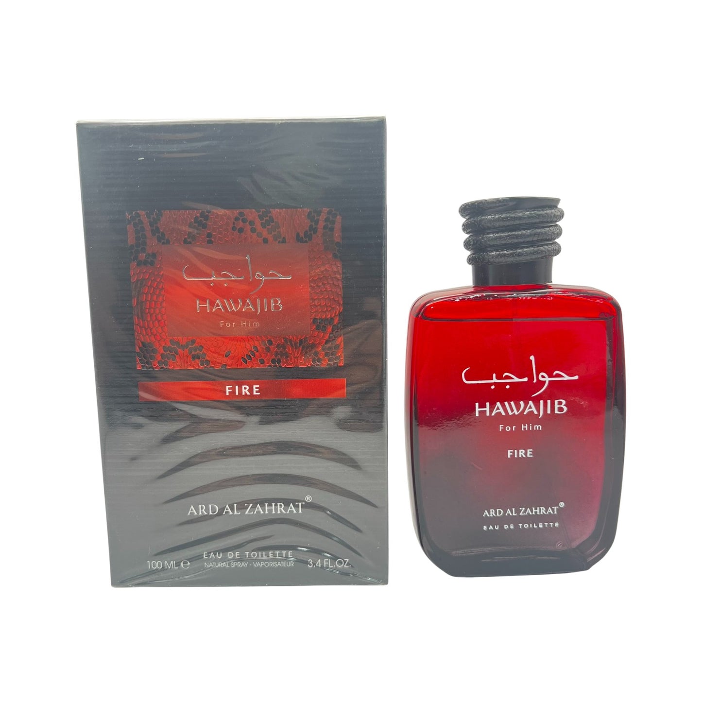 Ard Al Zahrat Hawajib For Him Fire Eau De Toilette 100 ml
