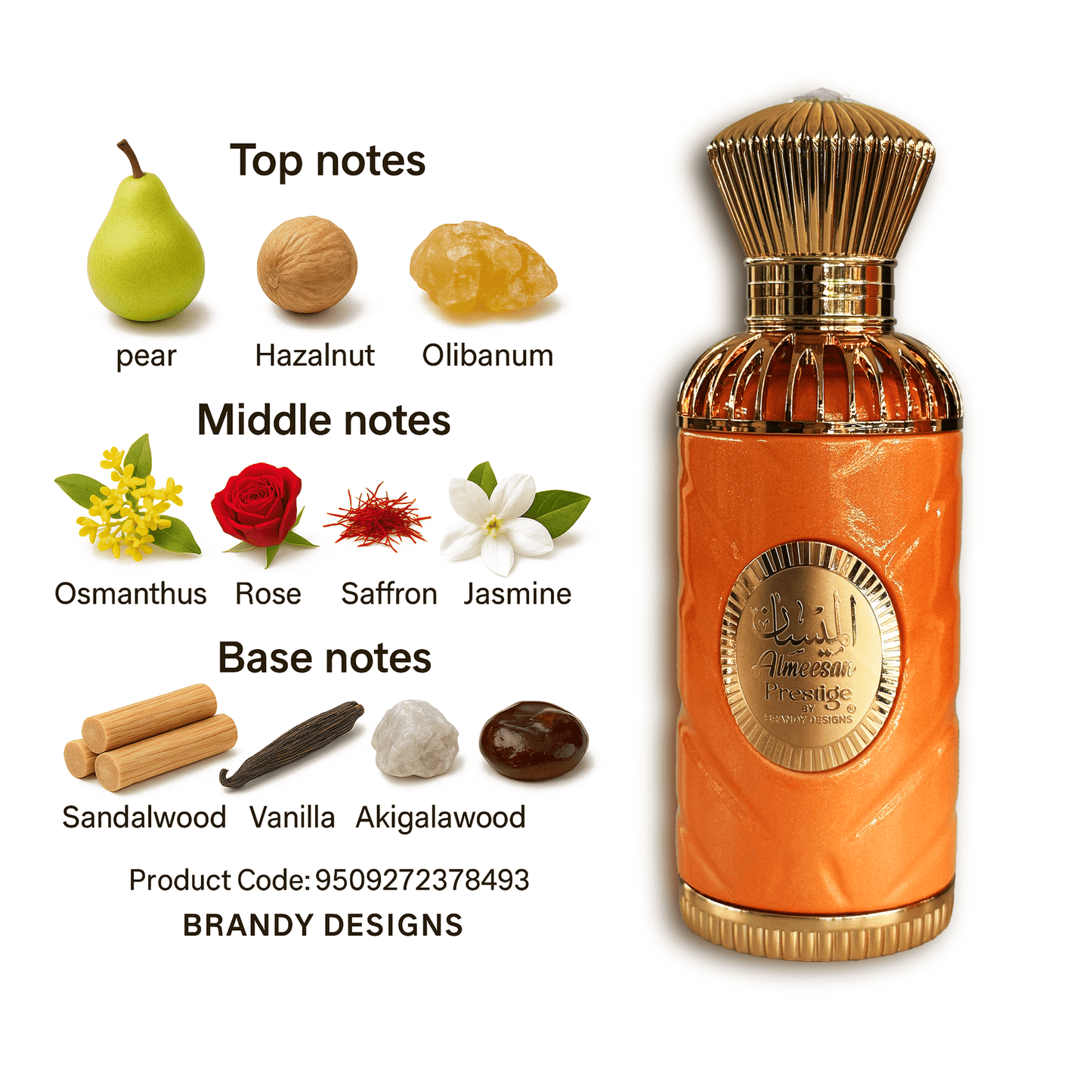 Brandy Designs Prestige Almeesan Eau De Parfum 100ml