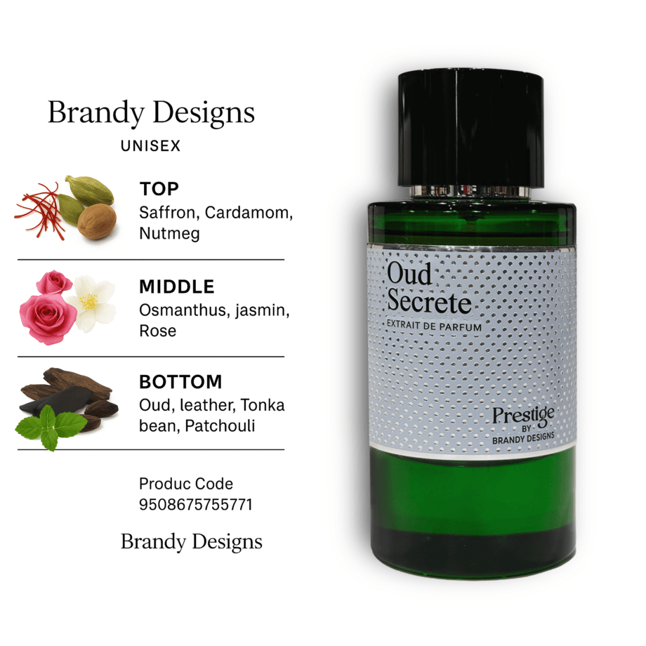 Brandy Designs Prestige Oud Secrete Extrait de Parfum 100ml