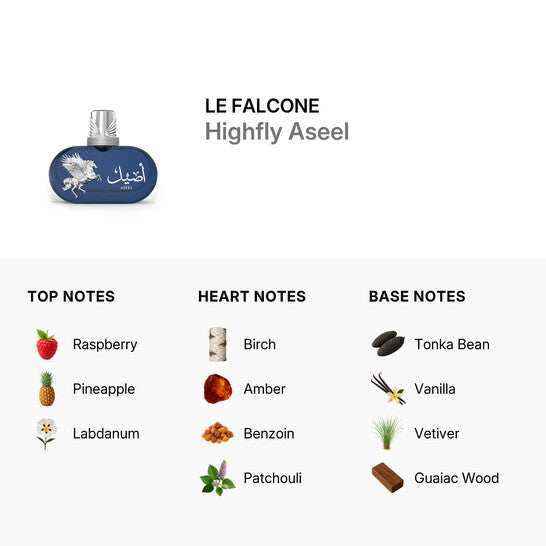 Le Falcone Highfly Aseel Eau De Parfum 80ml Luxury Niche Fragrance