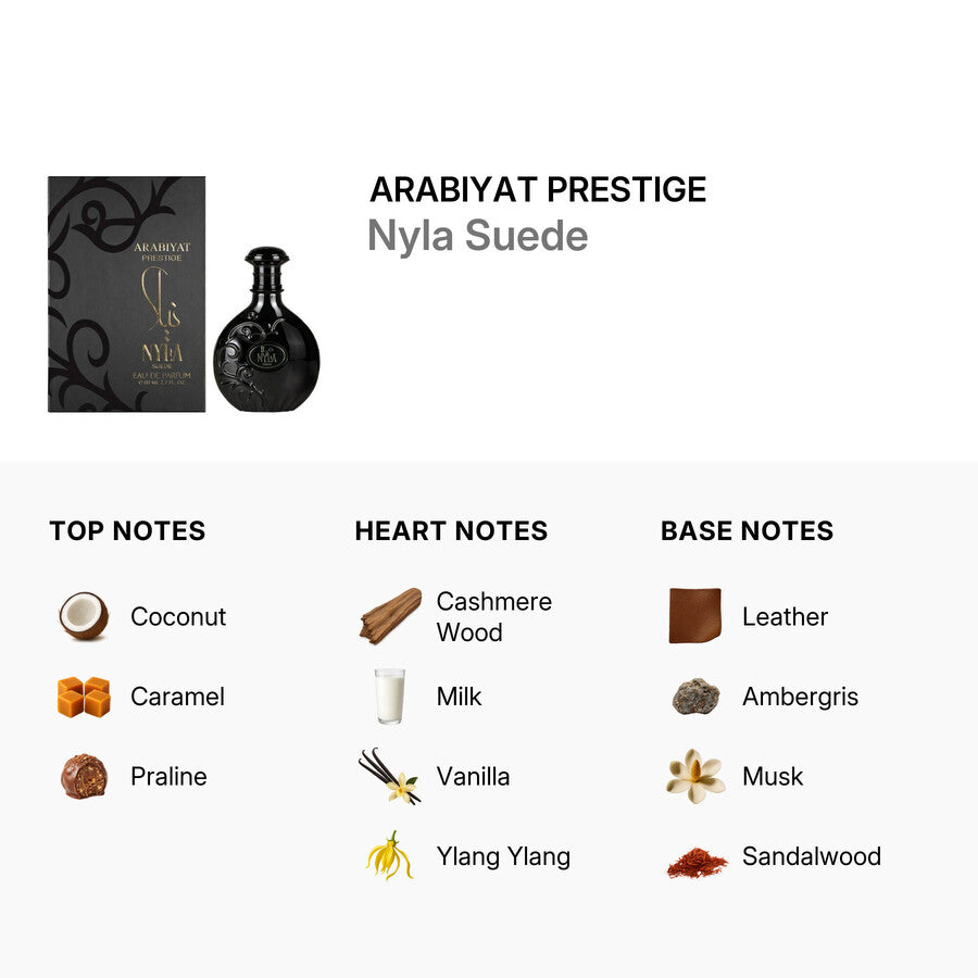 Arabiyat Prestige Nyla Suede For Unisex EDP 80ml